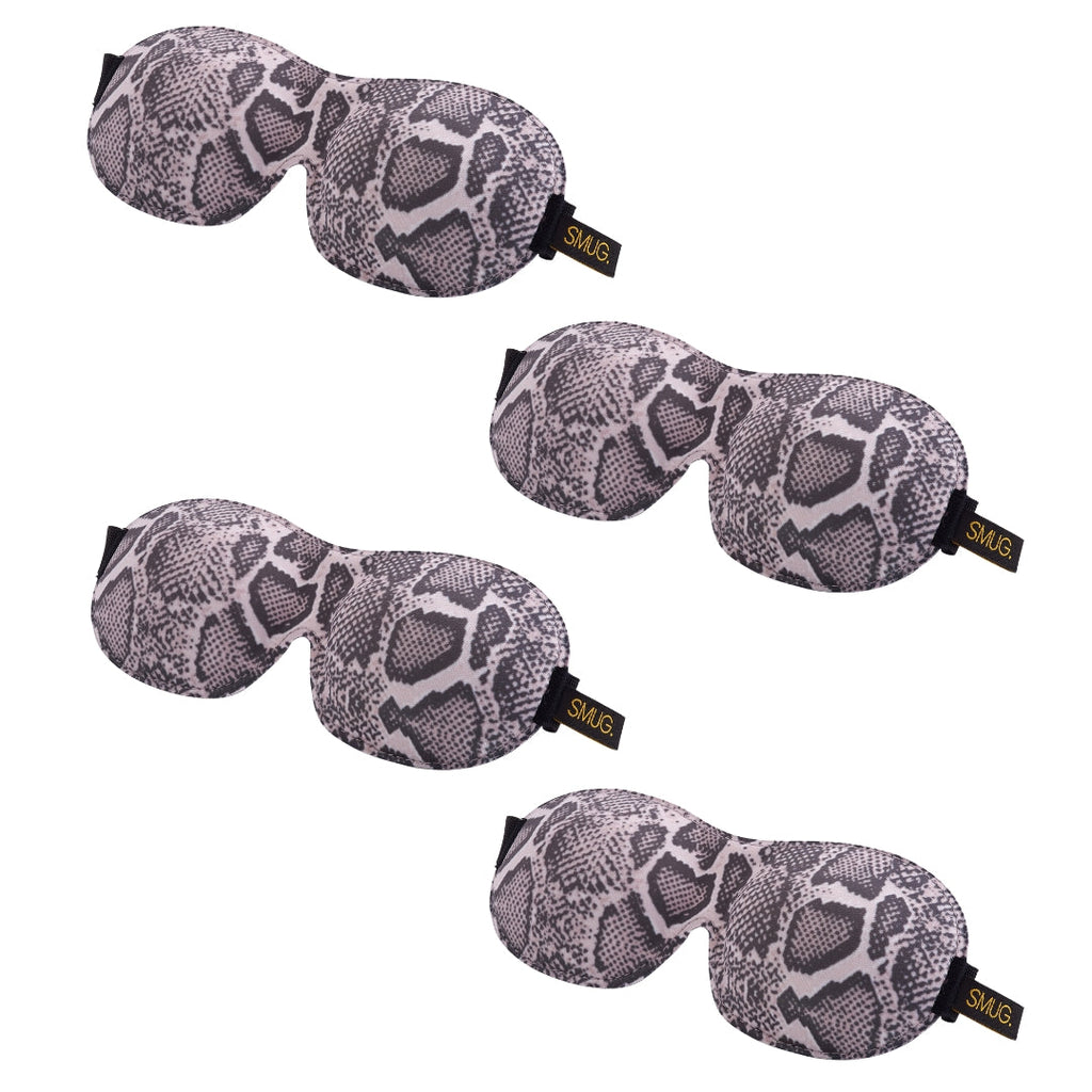 Contoured Sleep Mask Multipack Sets - Various Designs Snake