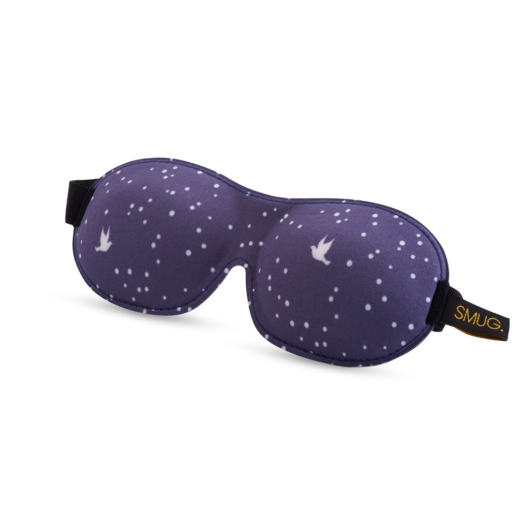 Contoured 3D Blackout Sleep Mask - Night Sky Print Sleep Mask Only