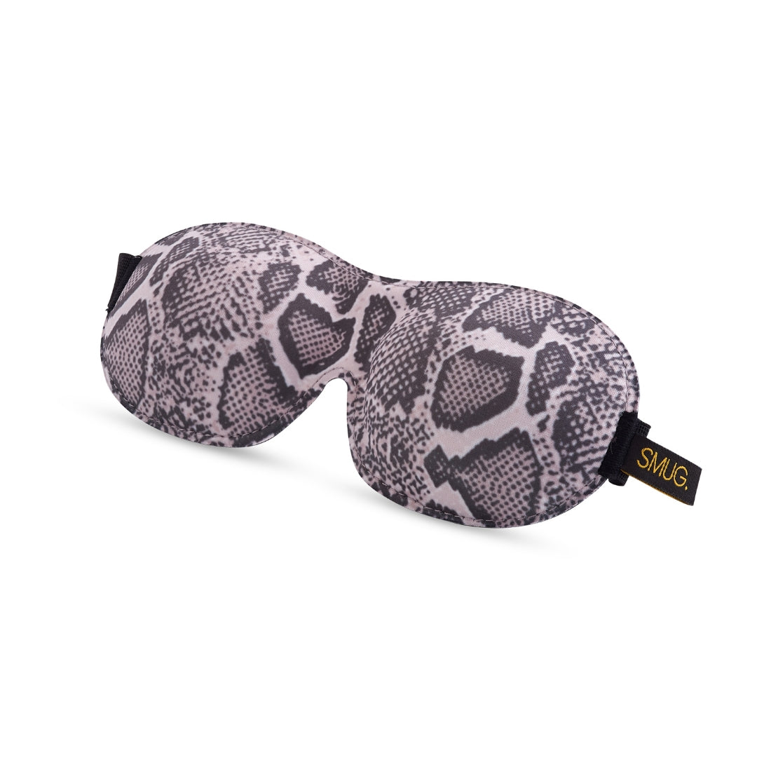 Contoured 3D Blackout Sleep Mask - Snake Print Sleep Mask Only