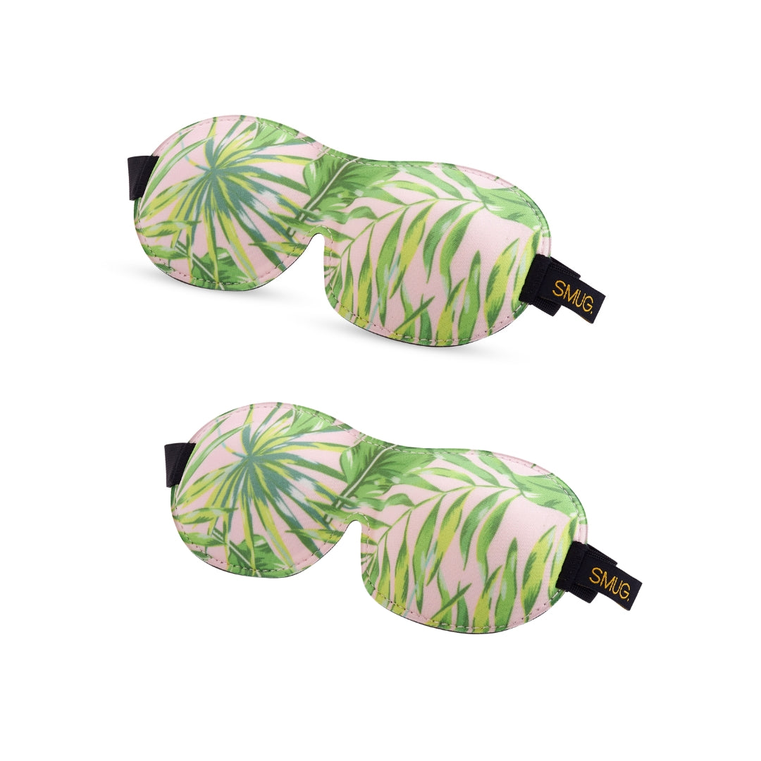 Contoured Sleep Mask Twin Pack Sets - Various Designs Palm