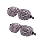 Contoured Sleep Mask Twin Pack Sets - Various Designs Snake