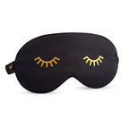 Satin Sleep Mask - Wink Print, Black Sleep Mask Only