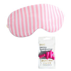 Satin Sleep Mask - Candy Shop Print Sleep Mask & Pink Earplugs