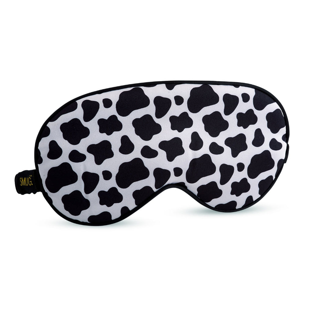 Satin Sleep Mask - Cow Print Sleep Mask Only