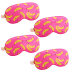 Satin Sleep Mask Multipack Sets - Various Designs Banana