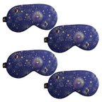 Satin Sleep Mask Multipack Sets - Various Designs Blue Celestial