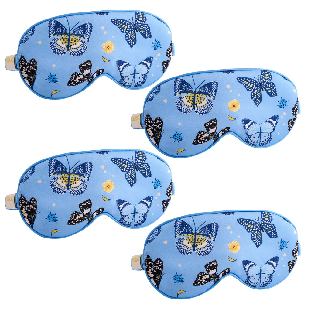 Satin Sleep Mask Multipack Sets - Various Designs Butterflies