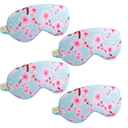 Satin Sleep Mask Multipack Sets - Various Designs Cherry Blossom