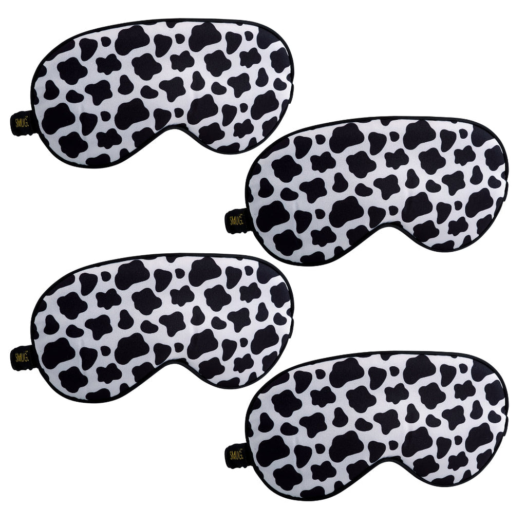 Satin Sleep Mask Multipack Sets - Various Designs Cow