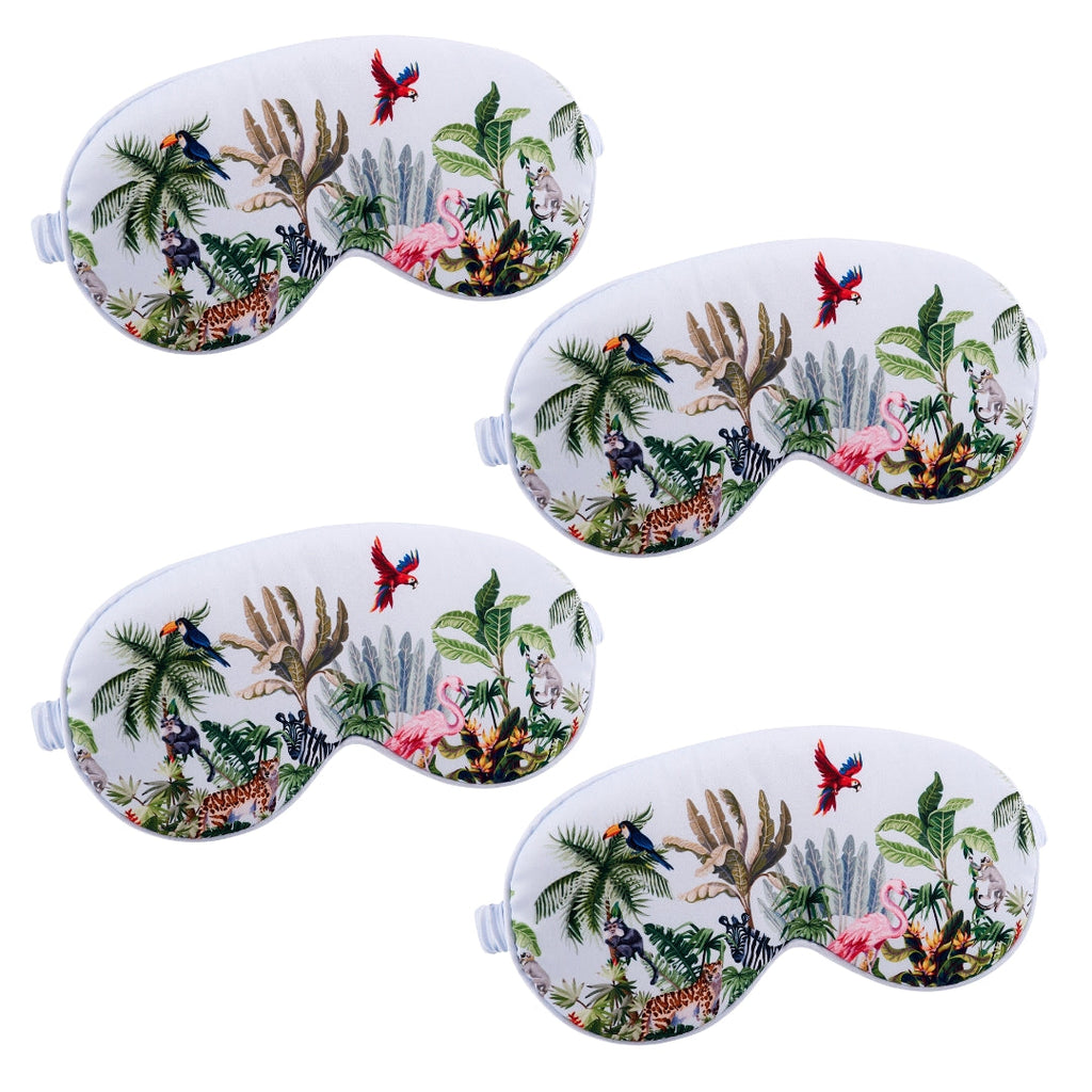 Satin Sleep Mask Multipack Sets - Various Designs Jungle
