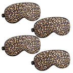Satin Sleep Mask Multipack Sets - Various Designs Leopard
