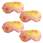 Satin Sleep Mask Multipack Sets - Various Designs Orange Tye Dye