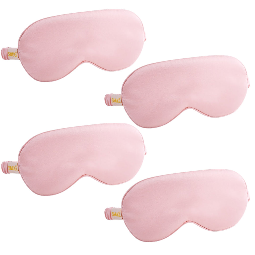 Satin Sleep Mask Multipack Sets - Various Designs Pink