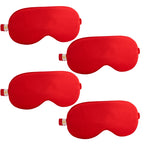Satin Sleep Mask Multipack Sets - Various Designs Red