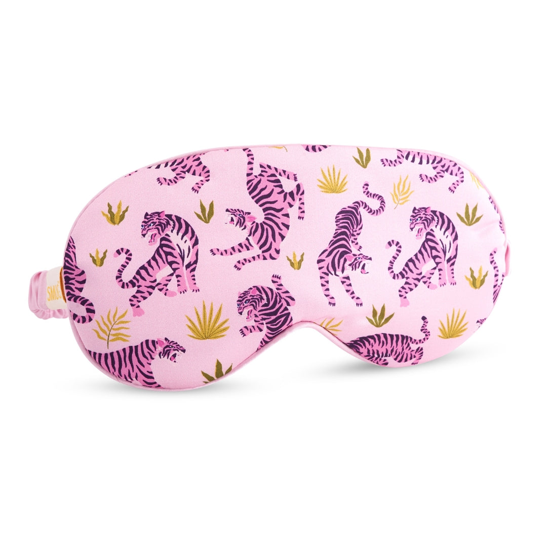 Satin Sleep Mask - Pink Tiger Sleep Mask Only
