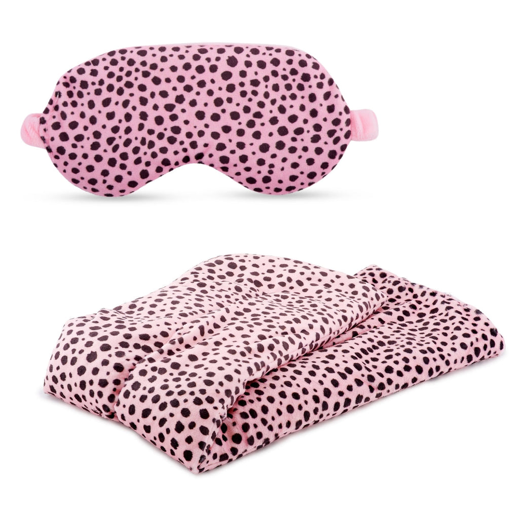 Soothing Lavender Set - Pink Dalmatian Print