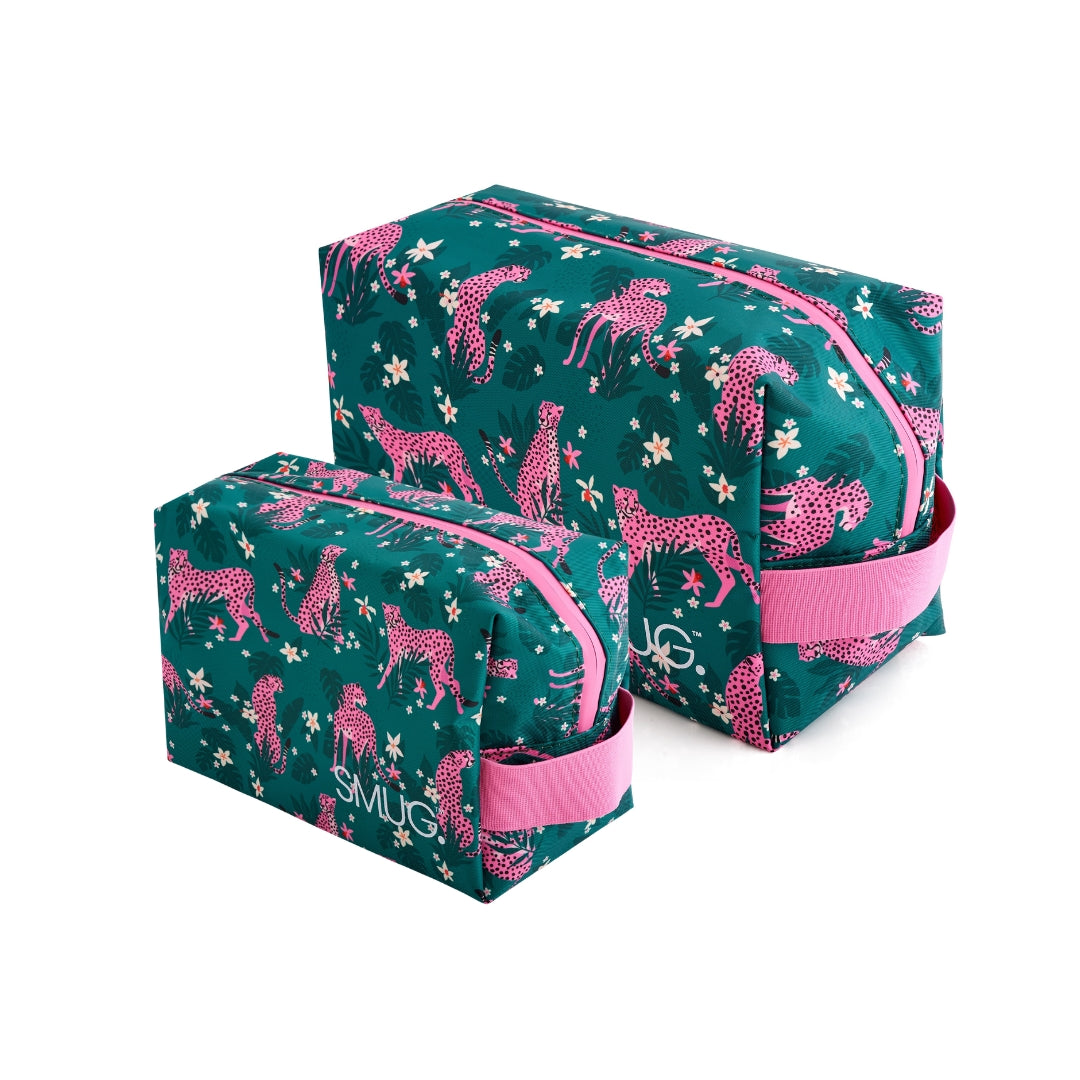 Toiletry & Wash Bag Set Cheetah