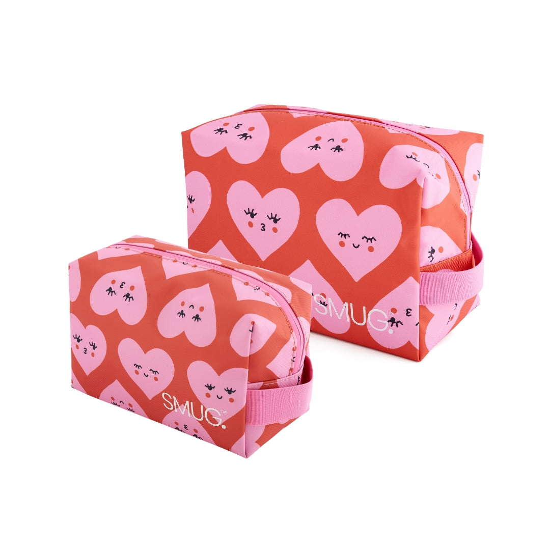 Toiletry & Wash Bag Set Hearts