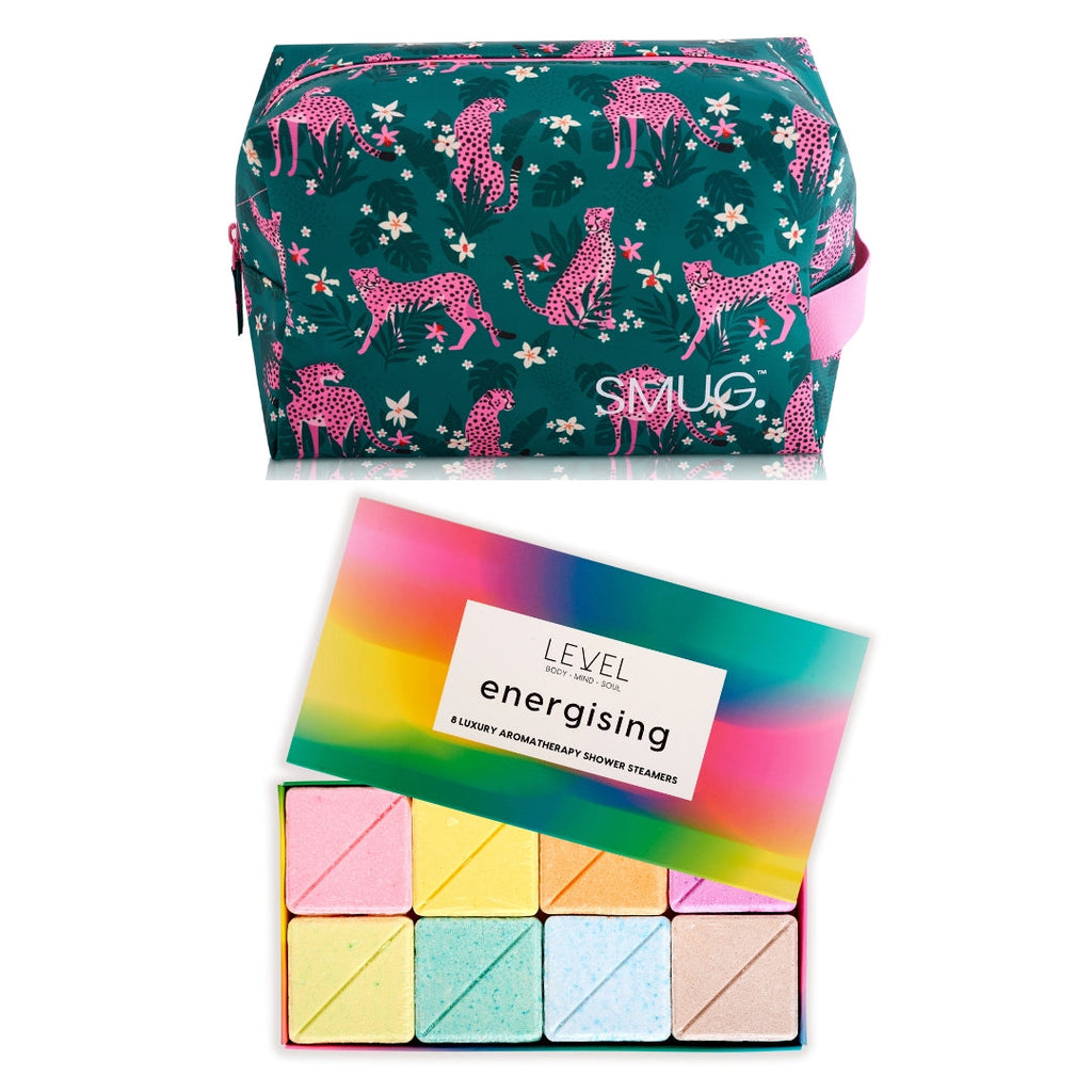 Wake-Up Wash Bag Set – Various Prints Cheetah