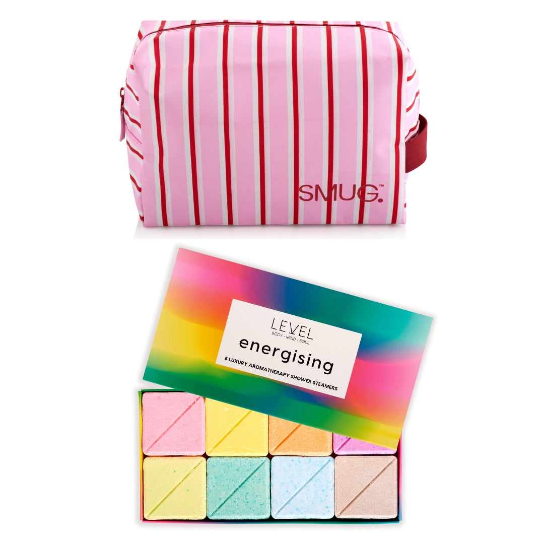 Wake-Up Wash Bag Set – Various Prints Sweet Stripe