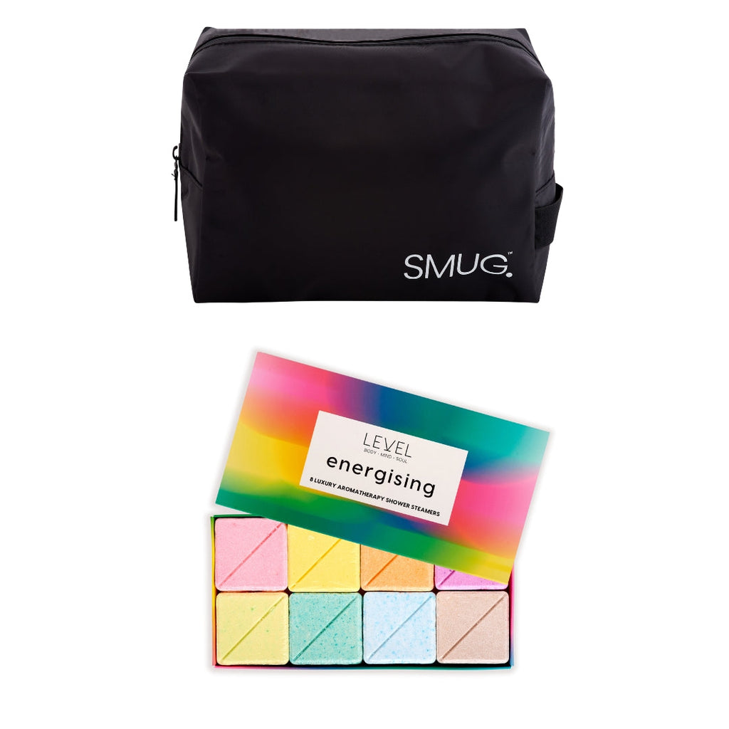 Wake-Up Wash Bag Set – Various Prints Black