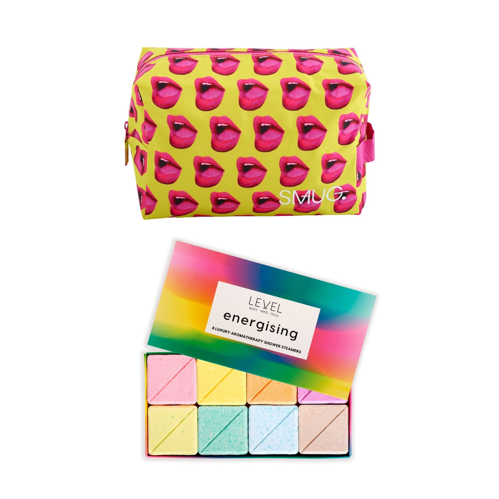 Wake-Up Wash Bag Set – Various Prints Mouth