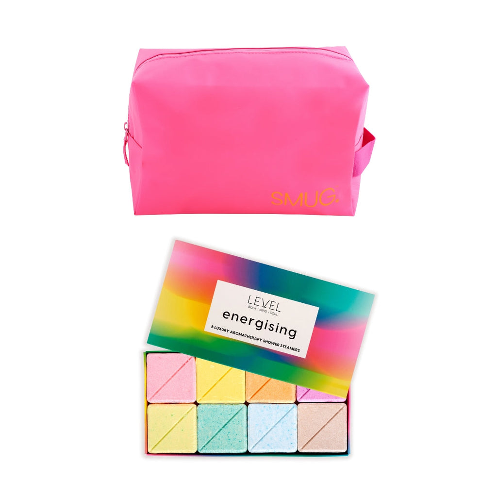 Wake-Up Wash Bag Set – Various Prints Pink