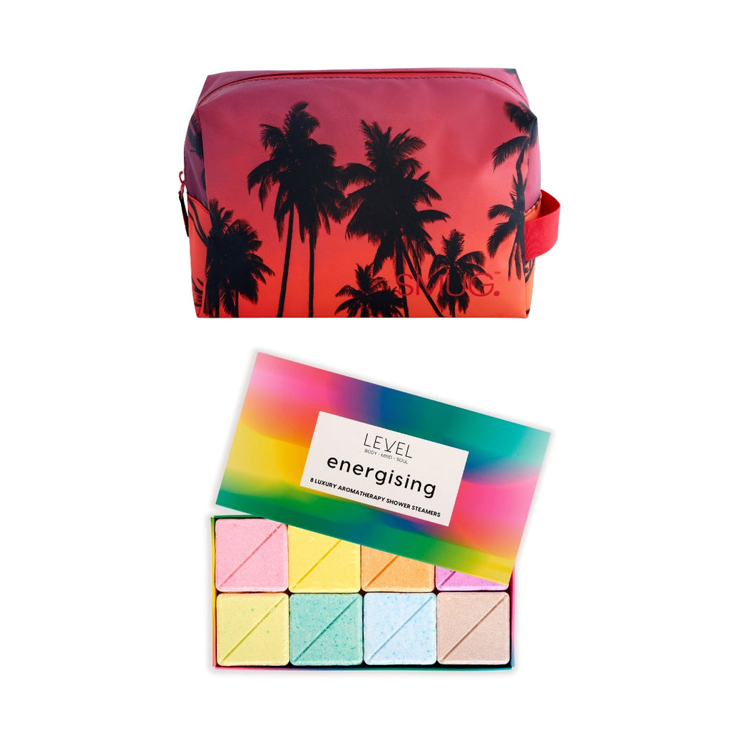 Wake-Up Wash Bag Set – Various Prints Sunset