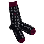 Black Skull Bamboo Socks UK 7-11 (US 8-12 EU 40-47)