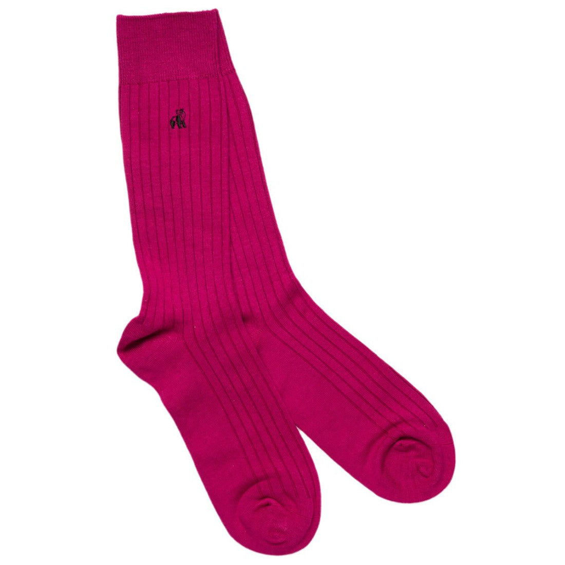 Cerise Bamboo Socks UK 12-15 (US 13-15.5 EU 47-50)