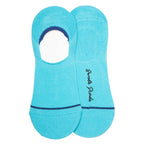 Neon Blue "No-Show" Bamboo Socks UK 4-7 (US 5-7.5 EU 37-40)