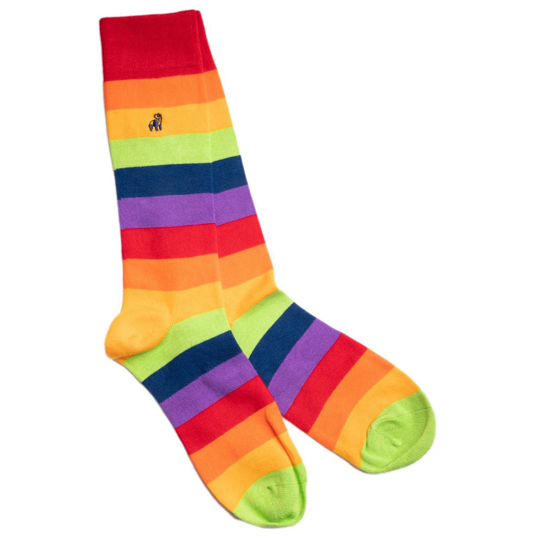 Sustainable Bamboo Socks, Made to Last Pride Stripe