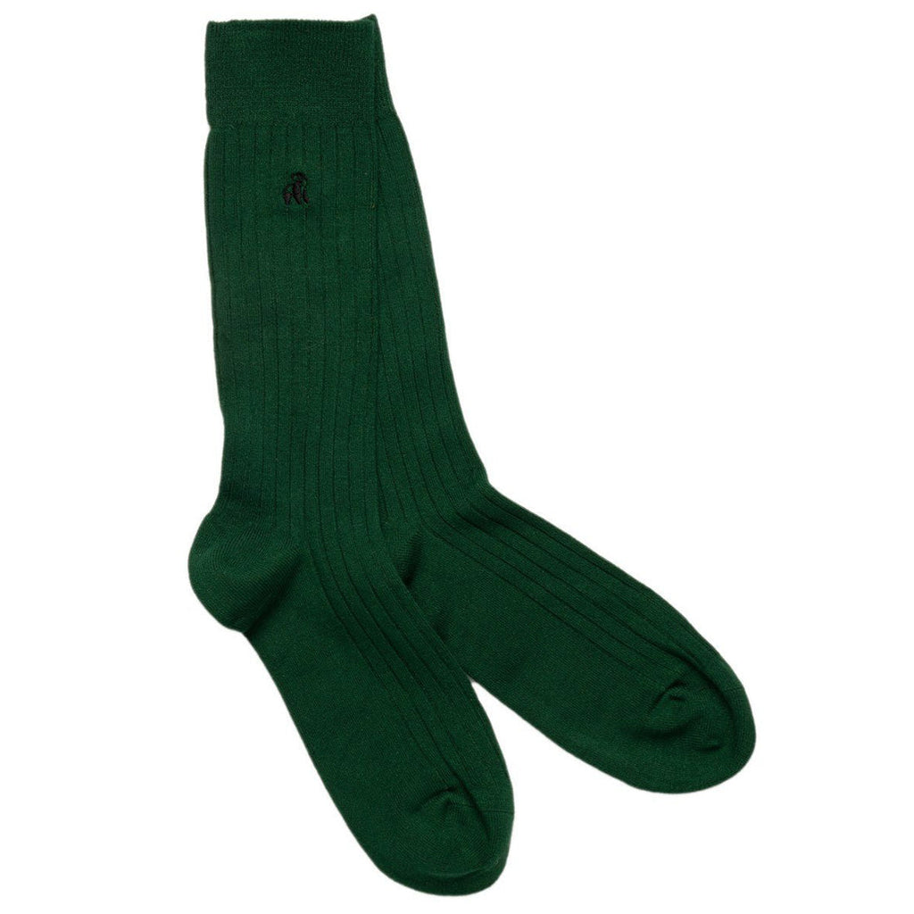 Sustainable Bamboo Socks, Made to Last Racing Green