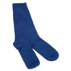 Royal Blue Bamboo Socks UK 4-7 (US 5-7.5 EU 37-40)