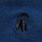 Spotted Royal Blue Bamboo Socks