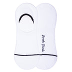 White "No-Show" Bamboo Socks UK 4-7 (US 5-7.5 EU 37-40)
