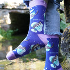 Purple Lover 5 Bamboo Sock Set