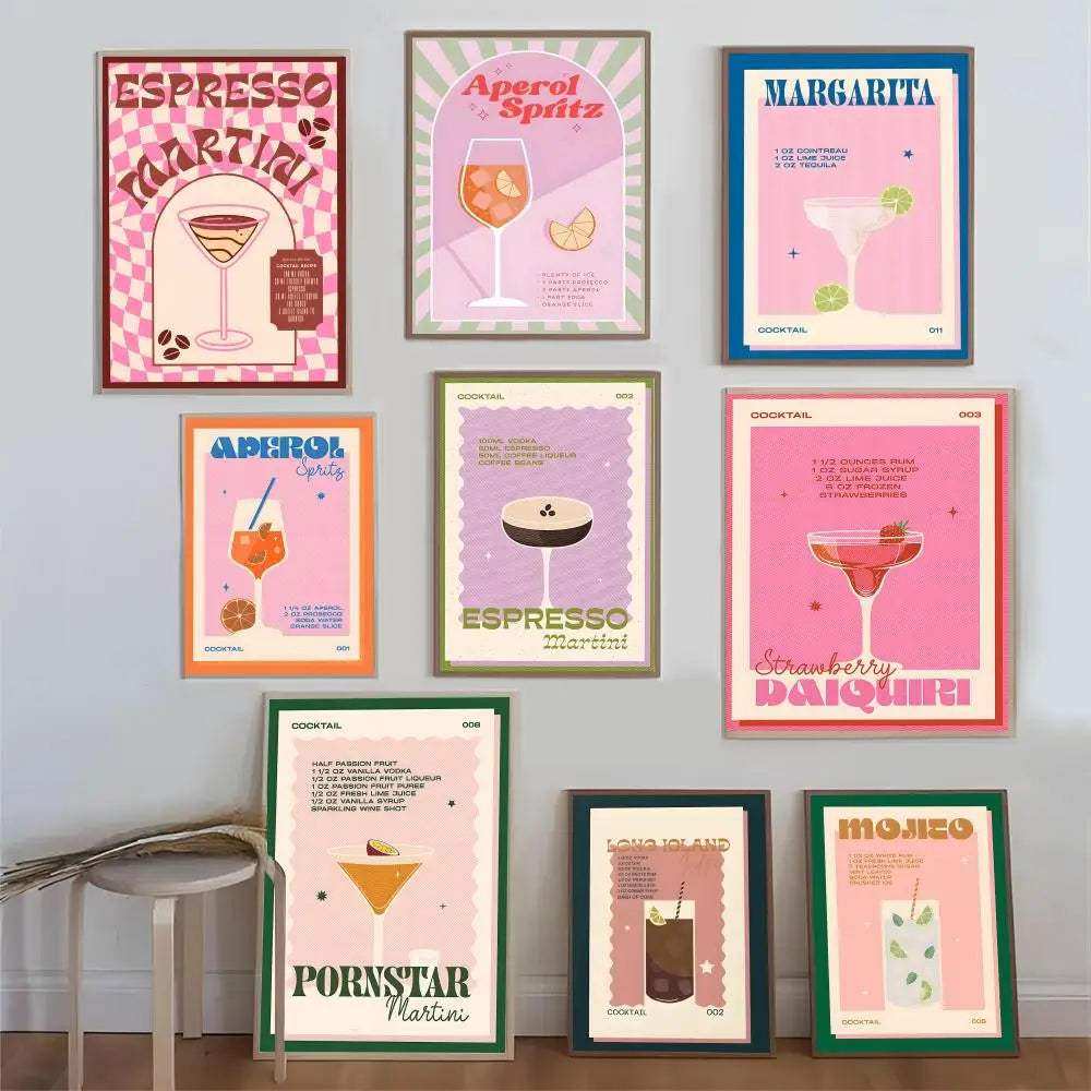 Sunset Aperol Spritz Print