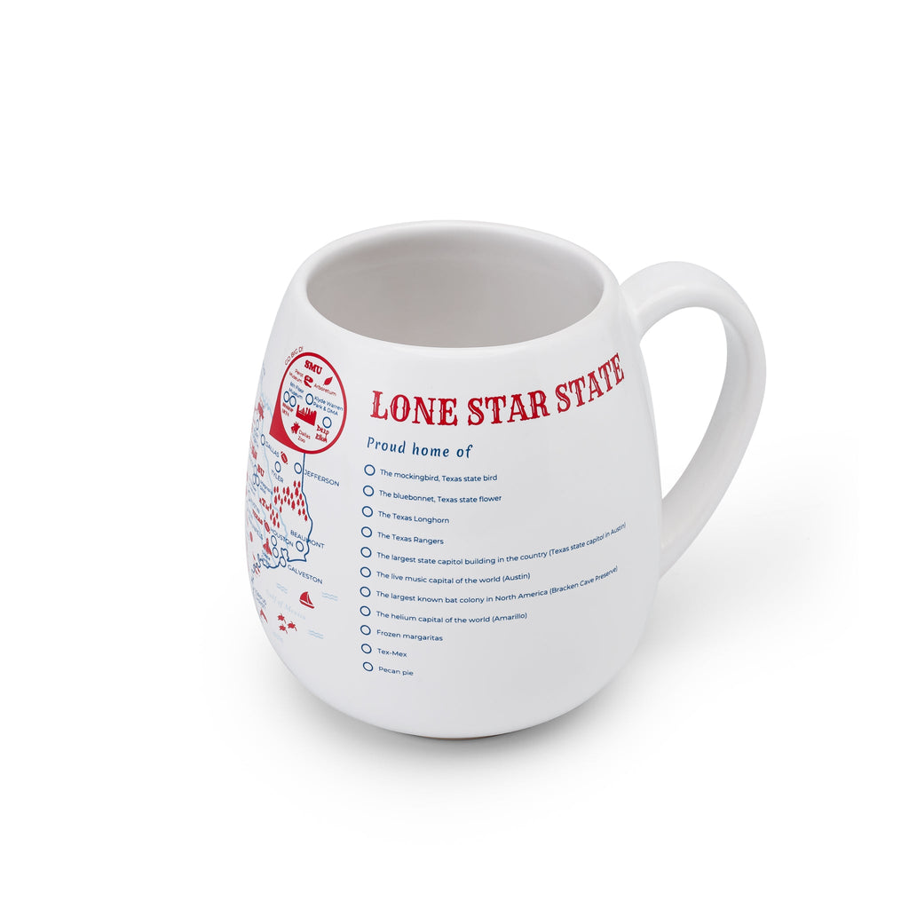 Texas Map Color In Travel Mug