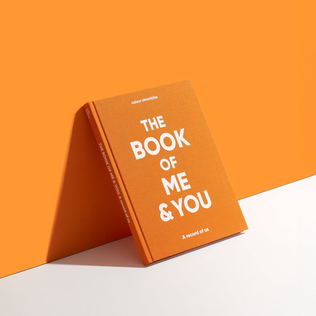 The Book of Me & You – Shared Memory Book for Grown-Ups and Children Orange
