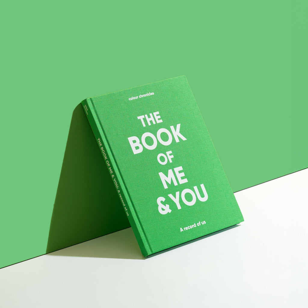 The Book of Me & You – Shared Memory Book for Grown-Ups and Children Green