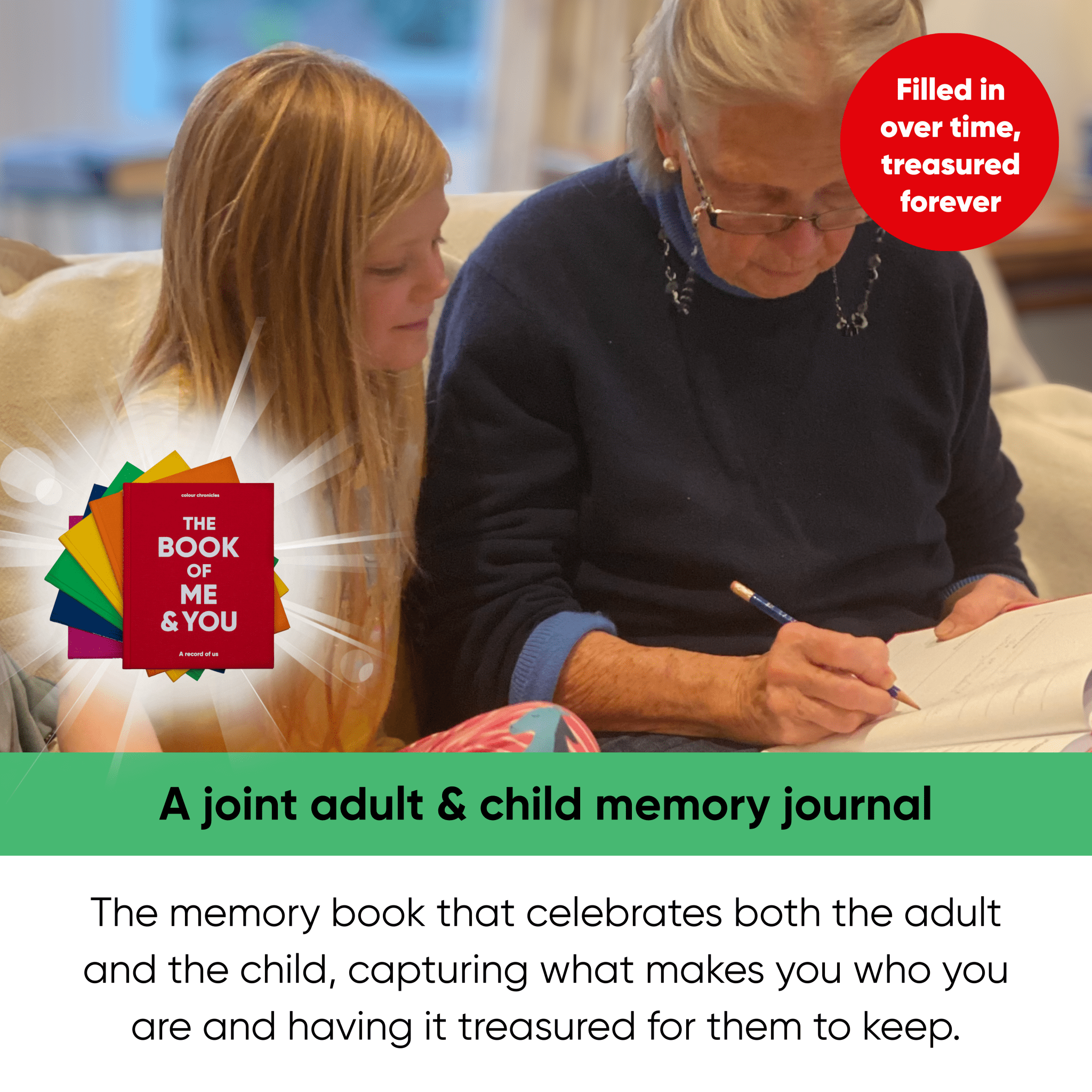 The Book of Me & You – Shared Memory Book for Grown-Ups and Children