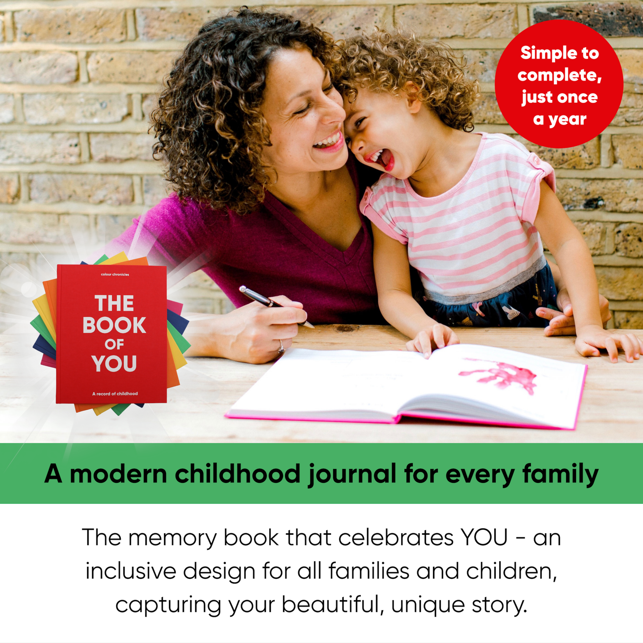 The Book of You - Record of Childhood Memory Book (Ages 1–16)