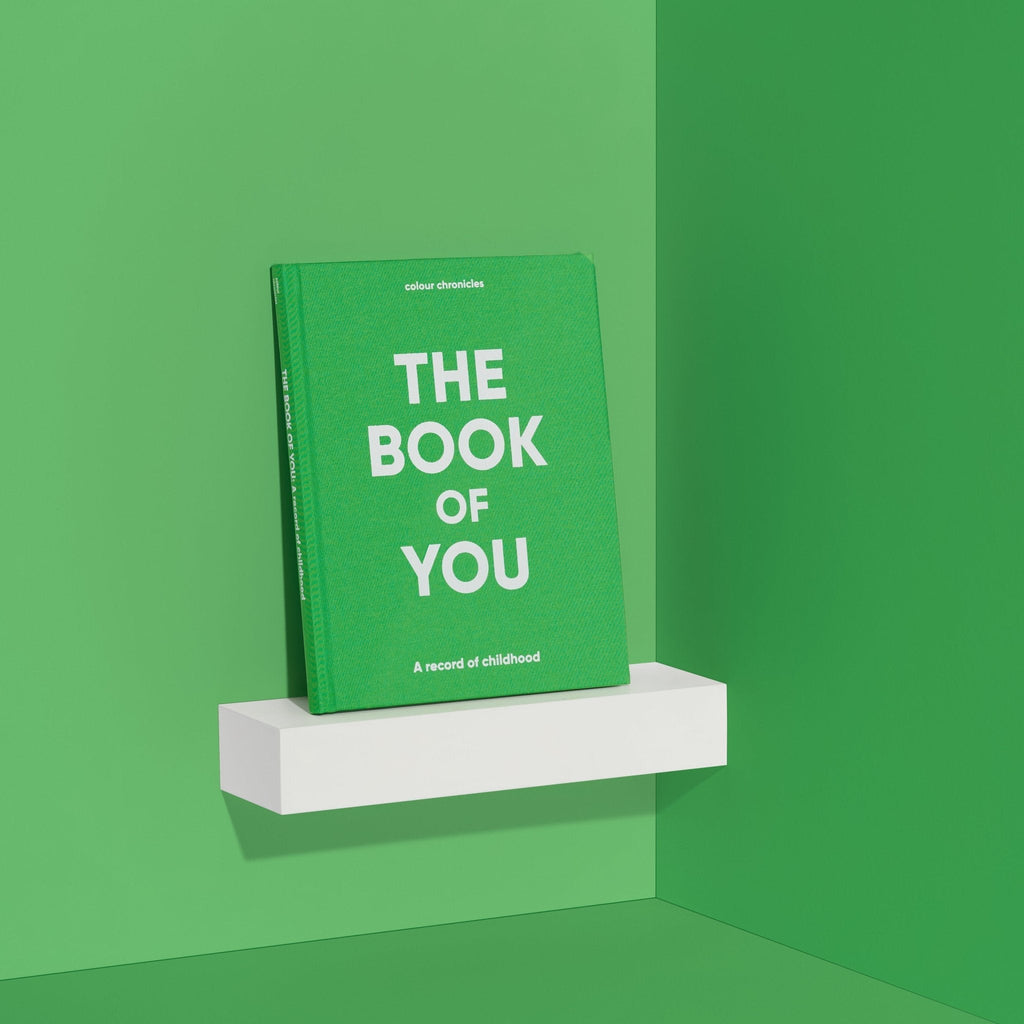 The Book of You - Record of Childhood Memory Book (Ages 1–16) Green
