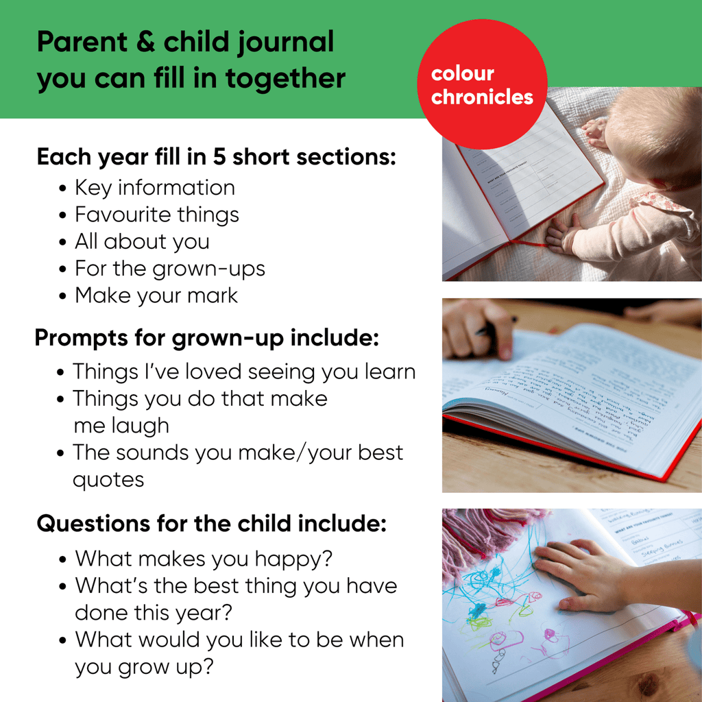 The Book of You - Record of Childhood Memory Book (Ages 1–16)