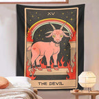 The Devil Tarot Tapestry