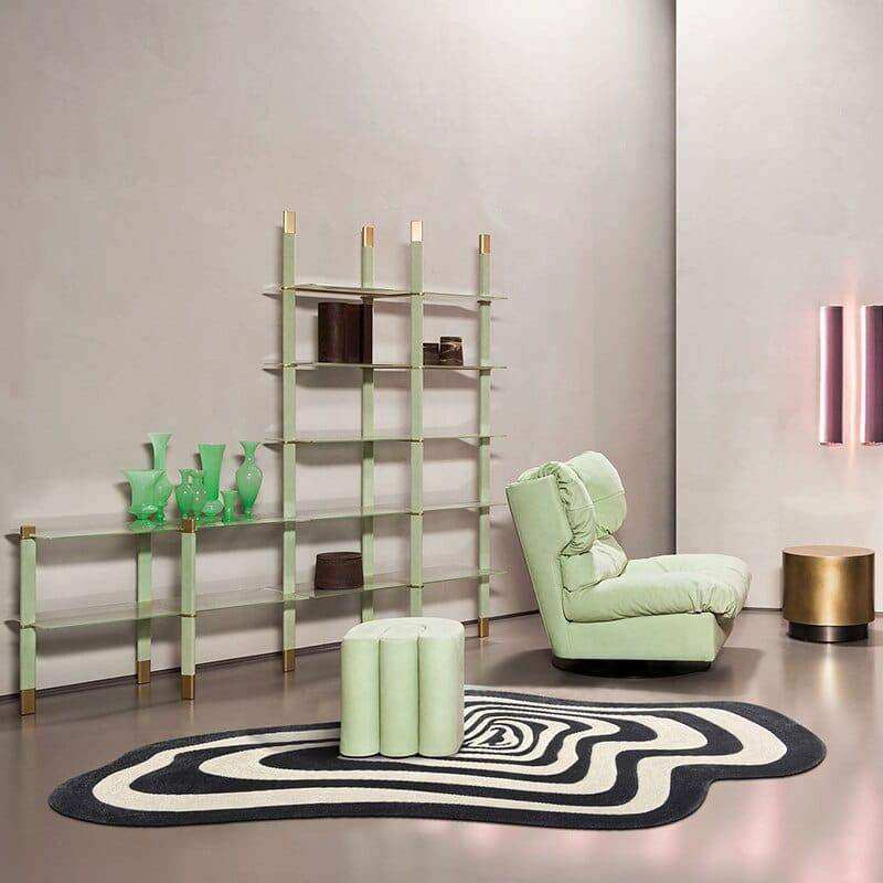 The Illusion Rug Black & White