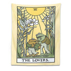 The Lovers Frog Tarot Tapestry Default Title