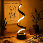 The Spiral Table Lamp black