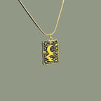 The Moon Tarot Card Pendant Necklace